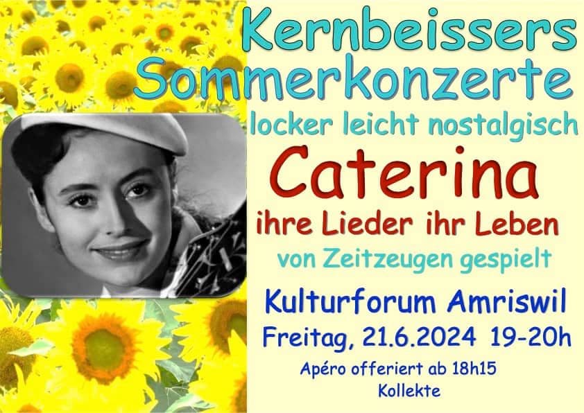 KERNBEISSERS SOMMERKONZERTE – CATERINA