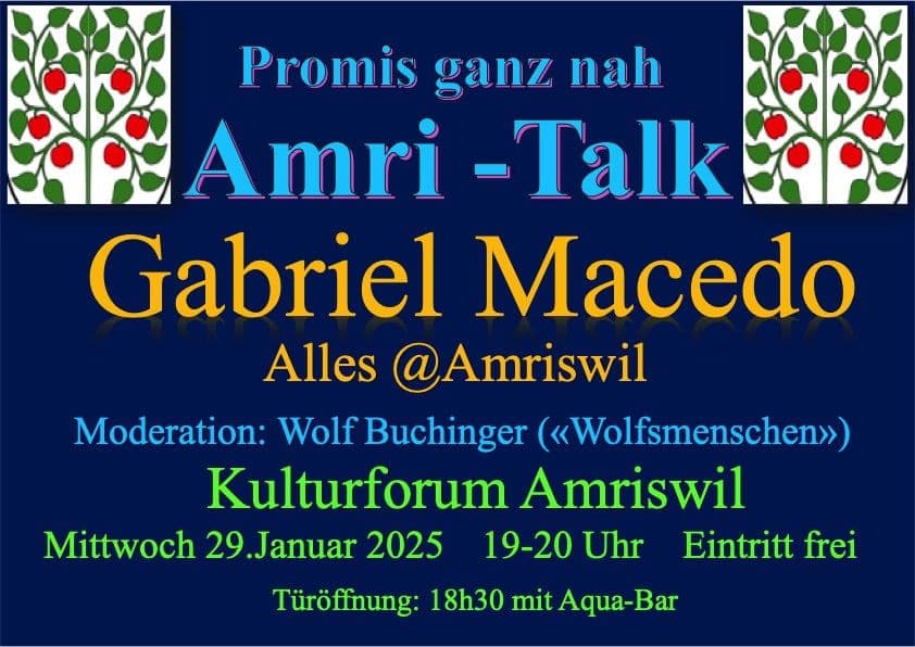 Wolf Buchingers 2. Amri-Talk – Gabriel Macedo