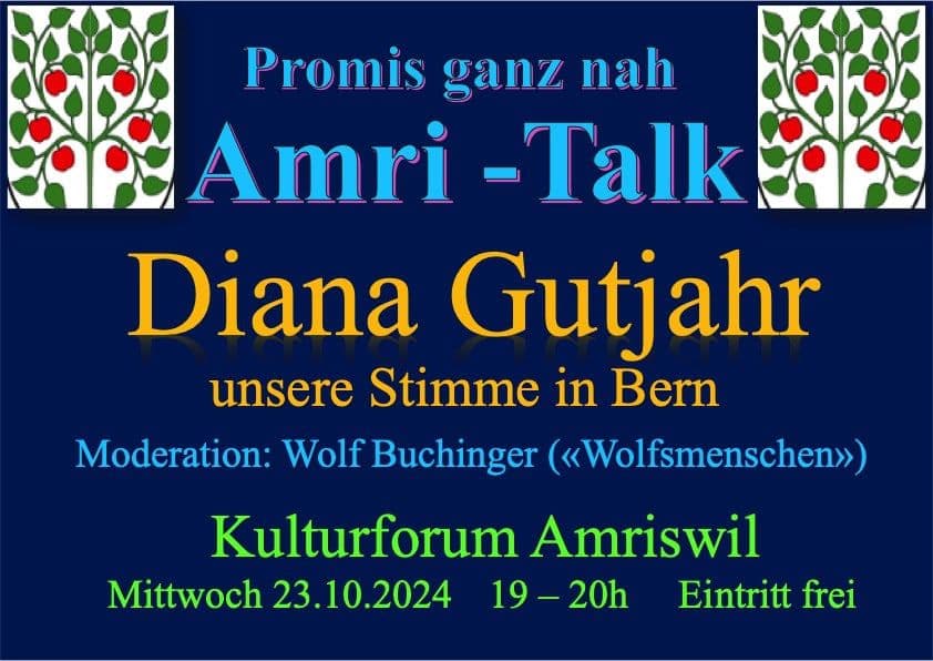 Wolf Buchingers 1. Amri-Talk – Diana Gutjahr