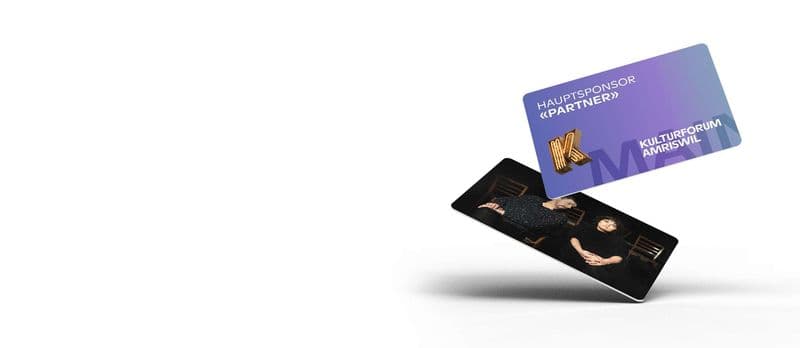 Sponsoring-Karte «Partner» des Kulturforums