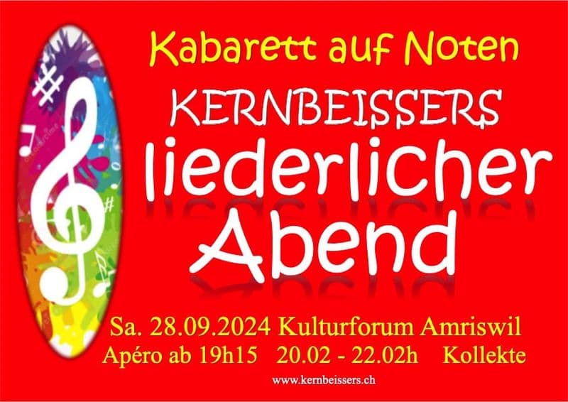 KERNBEISSERS – liederlicher Abend