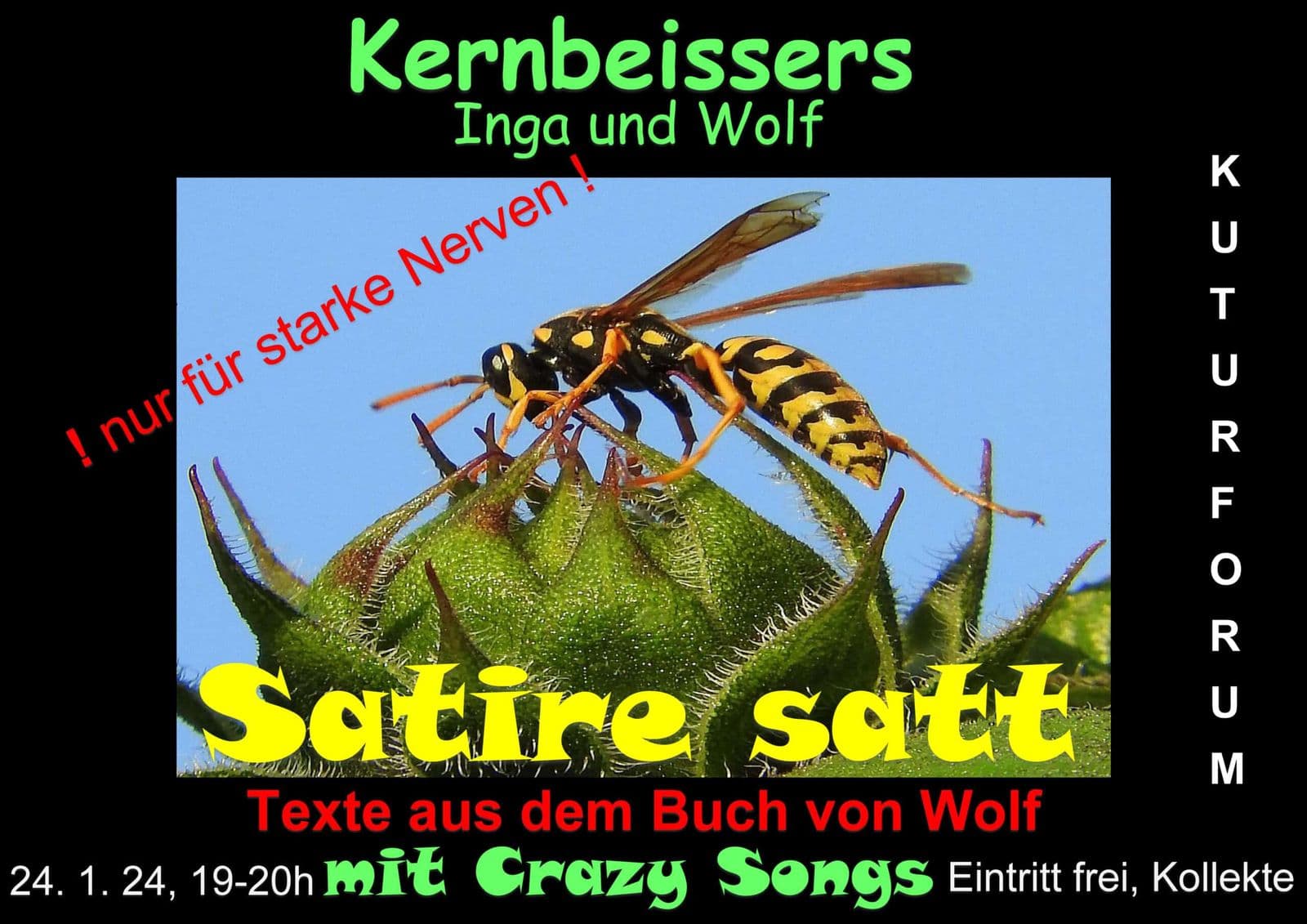 KERNBEISSERS – SATIRE SATT
