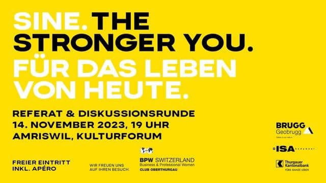 SINE. THE STRONGER YOU. FÜR DAS LEBEN VON HEUTE.
