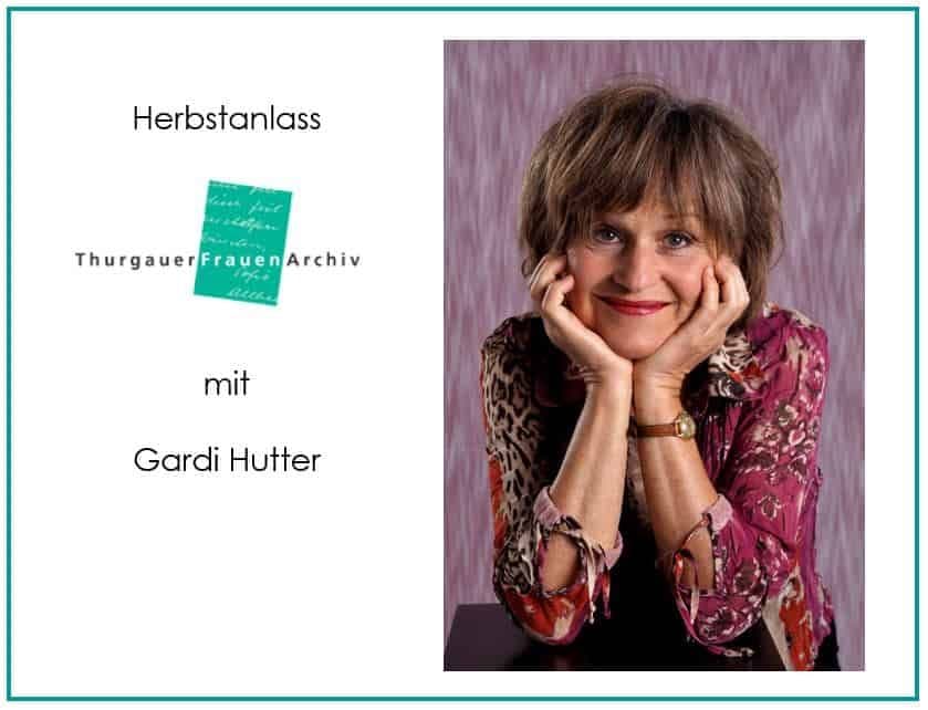 „Trotz allem. Gardi Hutter“ Lesung und Gespräch mit Gardi Hutter und ihrer Biografin Denise Schmid
